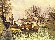 Saint-Martin in Paris Alfred Sisley